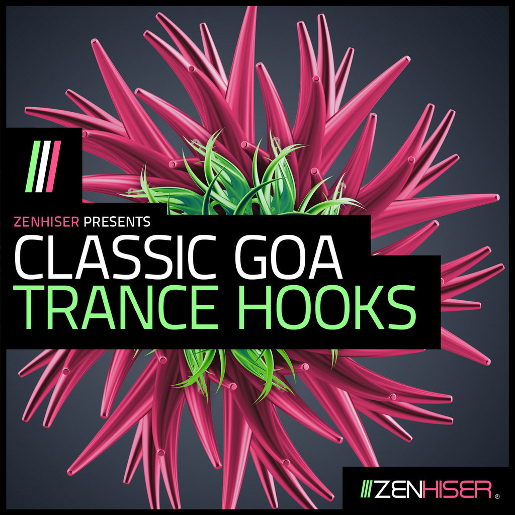 Classic Goa Trance Hooks By Zenhiser. 2GB Of Highly Addictive Goa Style  Basslines, Beats, Synth Loops And FX. The Ultimate Goa Trance Sound!